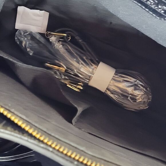 BEBE NATALIE MICRO CROCO  SHOPPER CROSSBODY BAG - Picture 12 of 15